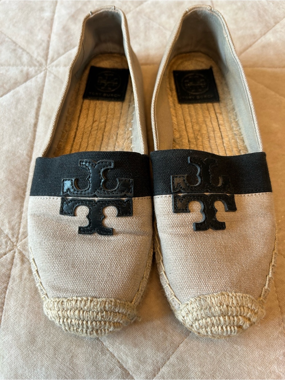 Tory Burch Espadrille Flats women’s size 7 - Picture 2 of 8